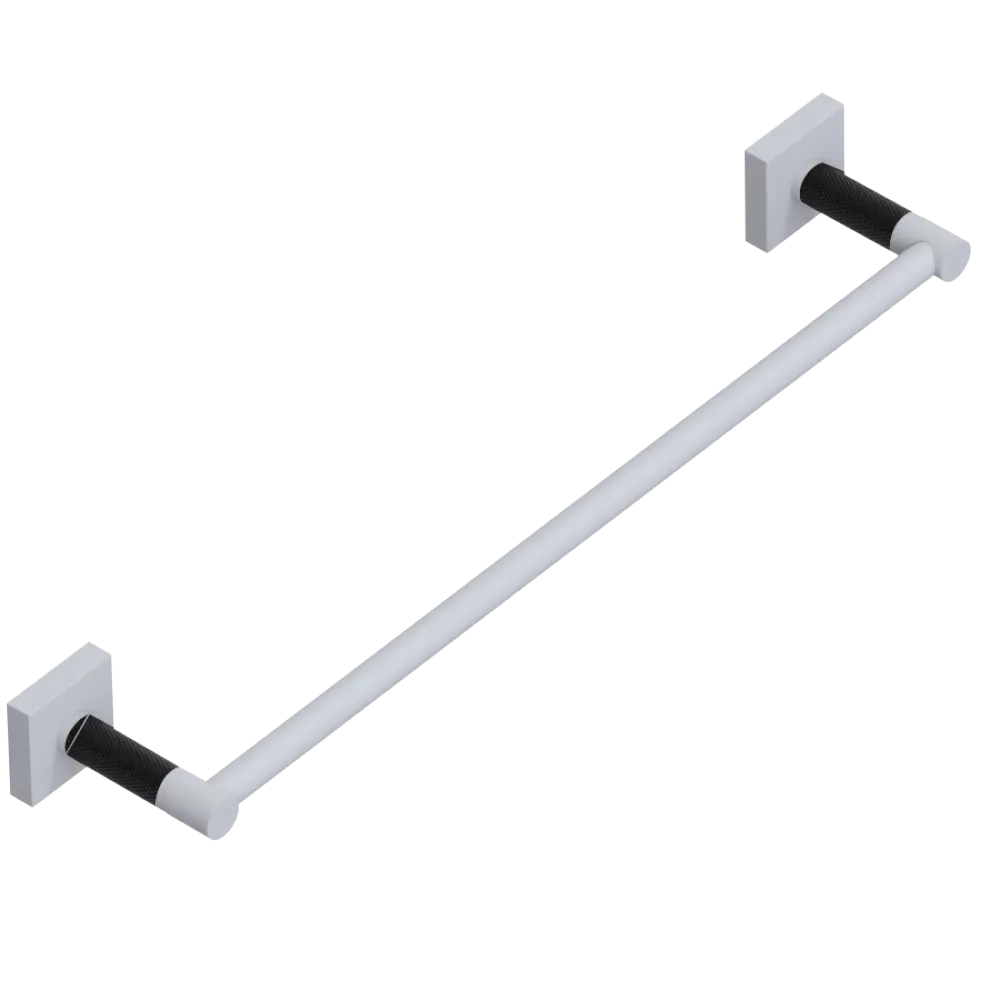 Rubinet 24" TOWEL BAR Matt White