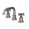 Rubinet Widespread Lav. Set. (less drain) Polished Nickel