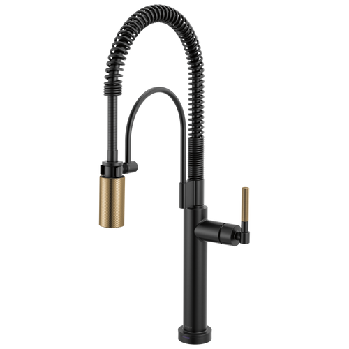 Brizo Smarttouch Semi Professional Kitchen Faucet Knurled Handle