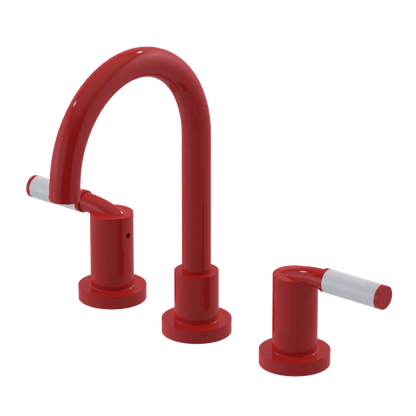 Rubinet Widespread Lav set (less drain) Red