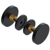 Rubinet Shower Door Knob (set) Matt Black