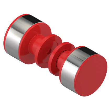 Rubinet Shower Door Knob (set) Red