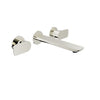 Baril Two handles wall-mounted lavatory faucet, drain not included