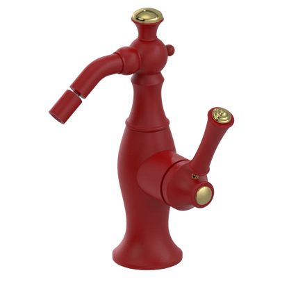 Rubinet Single Control Bidet Fitting (less drain) Maroon