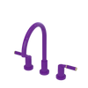 Rubinet Widespread Kitchen Set Purple Haze