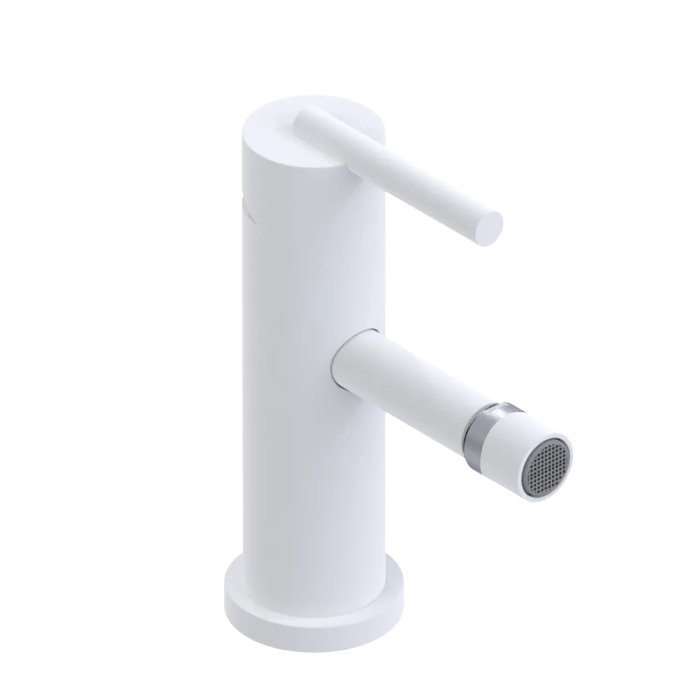 Rubinet Single Control Bidet Fitting (less drain) Matt White