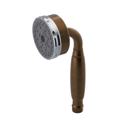Rubinet 3 Function Hand Held Shower Only Tuscan Brass
