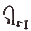 Rubinet Widespread Kitchen Set with Hand Spray Oil Rubbed Bronze