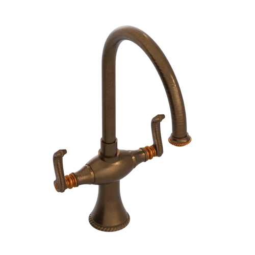 Rubinet Two Handle Single Hole Kitchen Set Oil Rubbed Bronze
