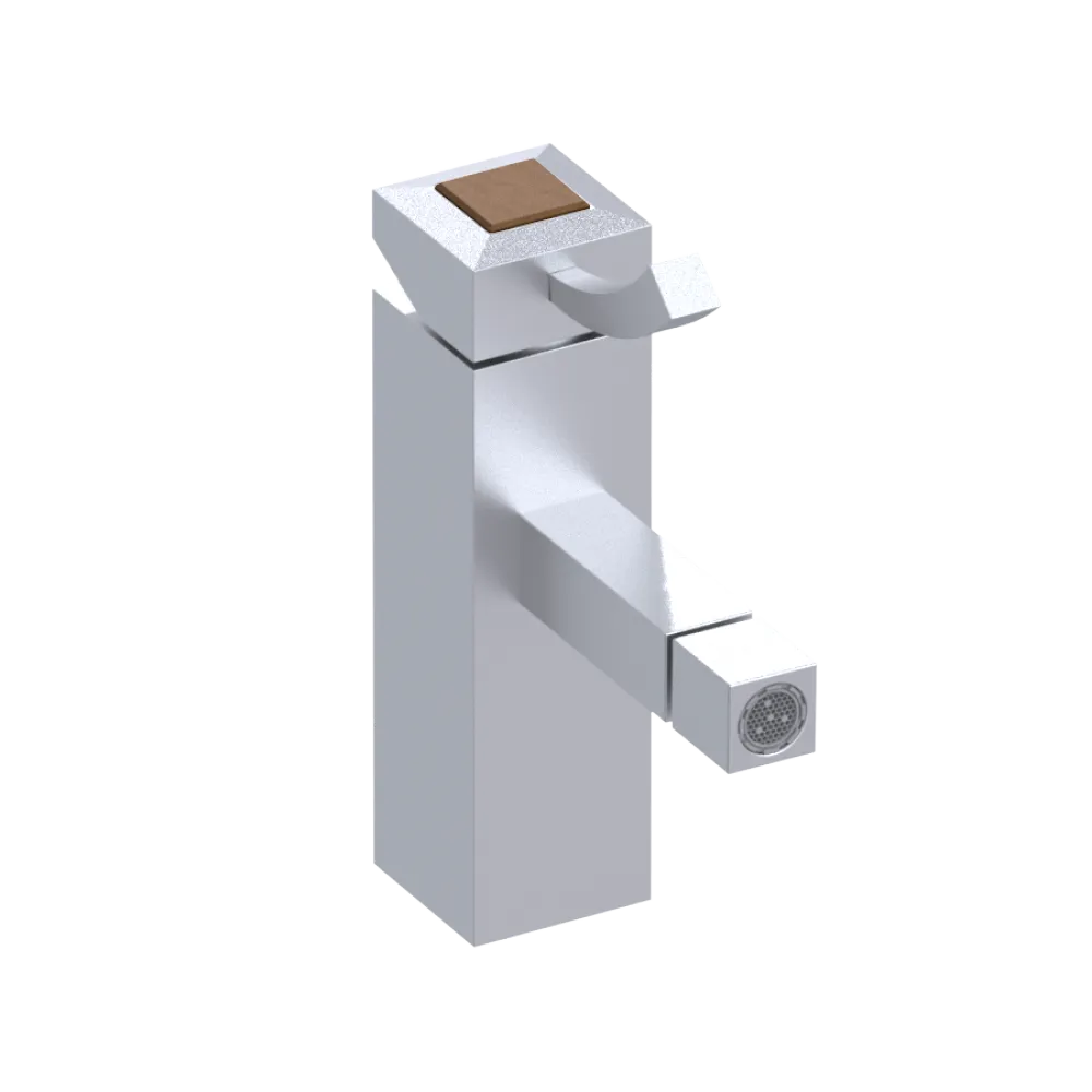 Rubinet Single Control Bidet Fitting (less drain) Satin Chrome