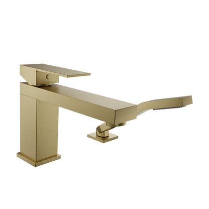 Baril 2-piece tub filler with hand shower