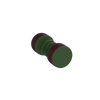 Rubinet Shower Door Knob (set) Green Envy
