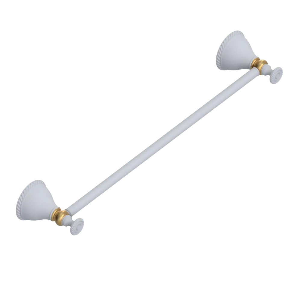 Rubinet Towel Bar 24" Matt White