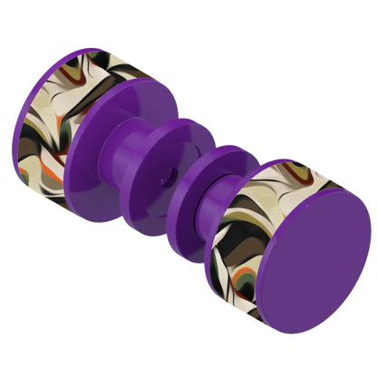 Rubinet Shower Door Knob (set) Purple Haze
