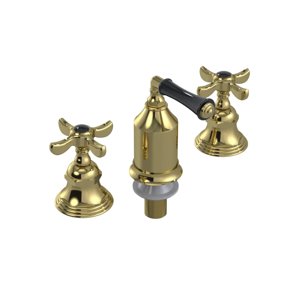 Rubinet Bidet Fitting with Spray, Diverter, and Vacum Breaker (Less Drain) Bright Brass