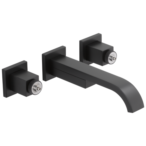 Brizo Two Handle Wall Mount Lavatory Faucet Less Handles 12 Gpm