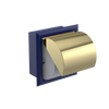 Rubinet RECESSED TOILET PAPER HOLDER Midnight Blue