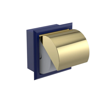 Rubinet RECESSED TOILET PAPER HOLDER Midnight Blue