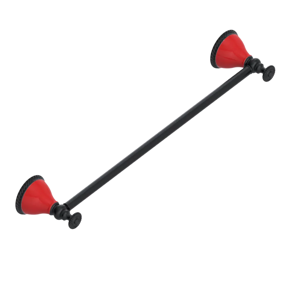 Rubinet Towel Bar 24" Matt Black