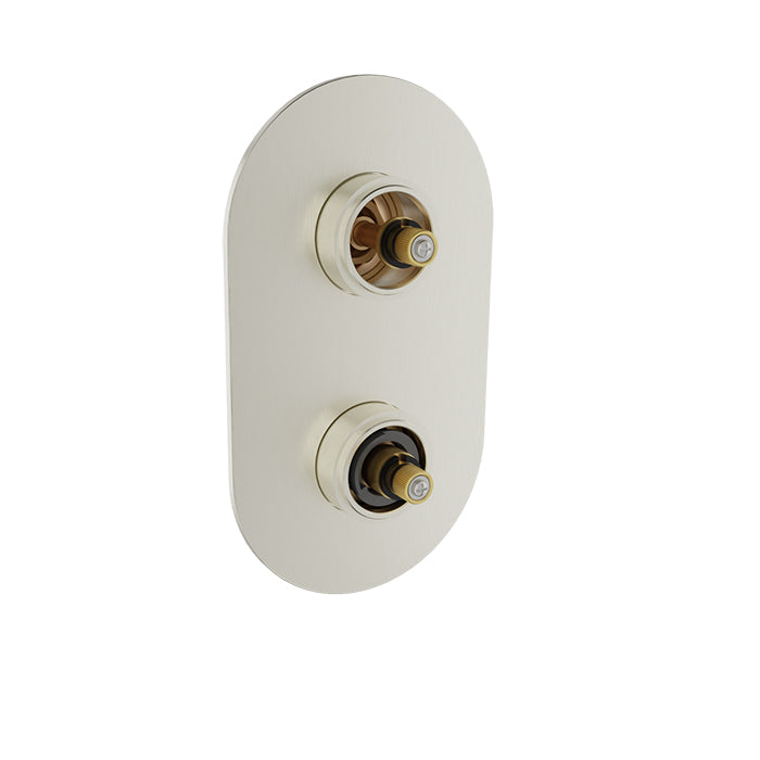 Baril Thermostatic pressure balanced shower valve with 3-way diverter (without handle)