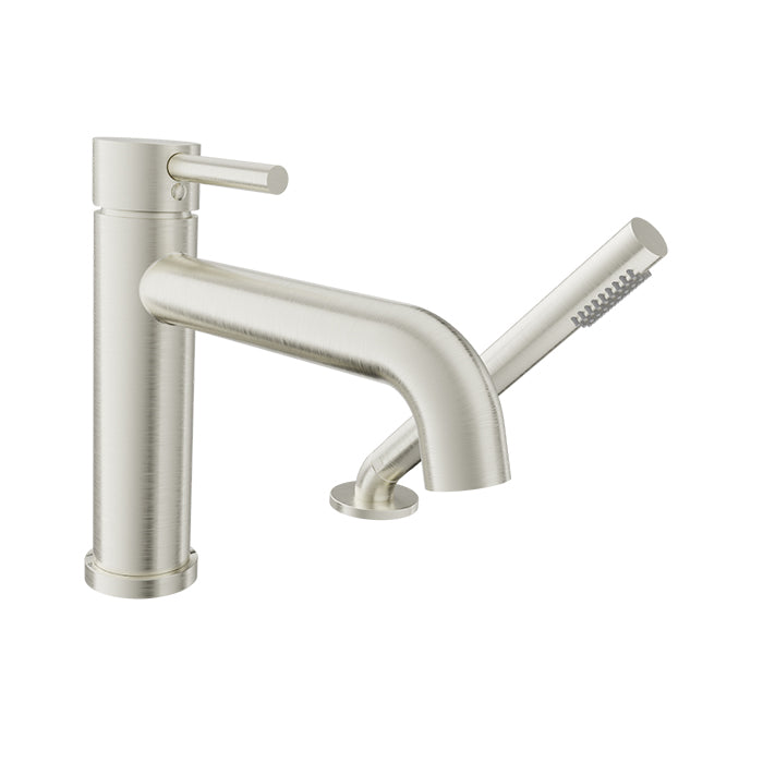 Baril 2-piece tub filler with hand shower