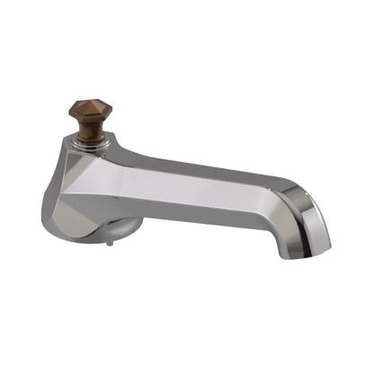 Rubinet Tub Filler Spout Deck Mount Polished Nickel