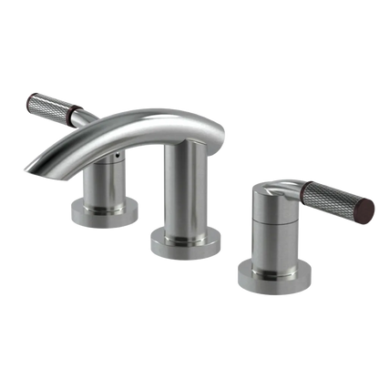 Rubinet Widespread Lav. Set. (less drain) Satin Nickel