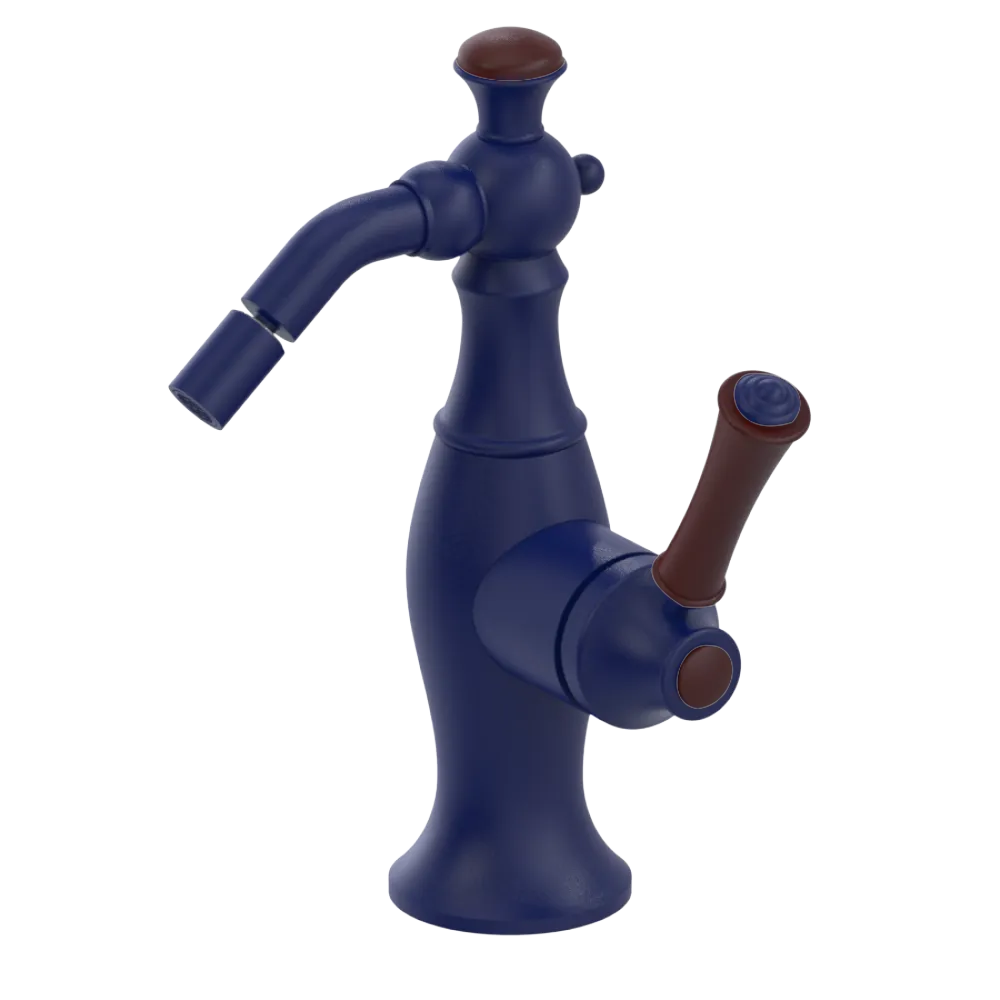 Rubinet Single Control Bidet Fitting (less drain) Midnight Blue