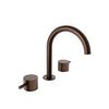 Baril 8" c/c lavatory faucet, drain included