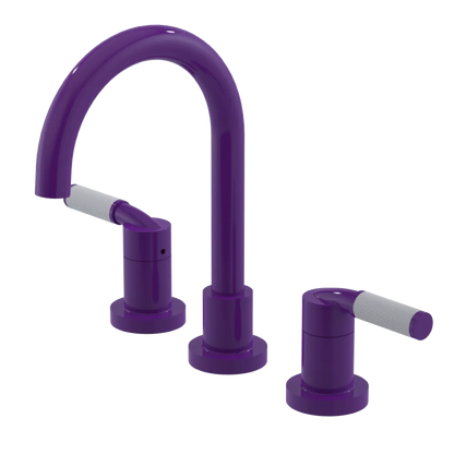 Rubinet Widespread Lav. Set. (less drain) Purple Haze