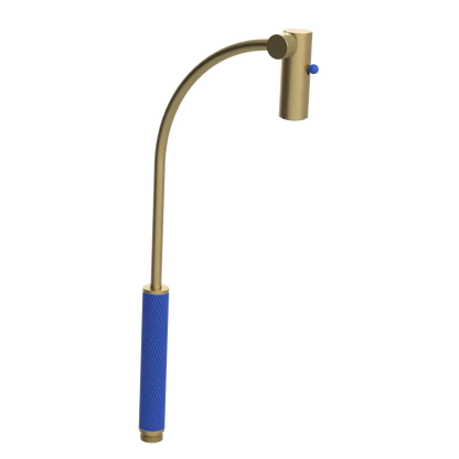 Rubinet Hand Held Shower Bidet Only Satin Brass