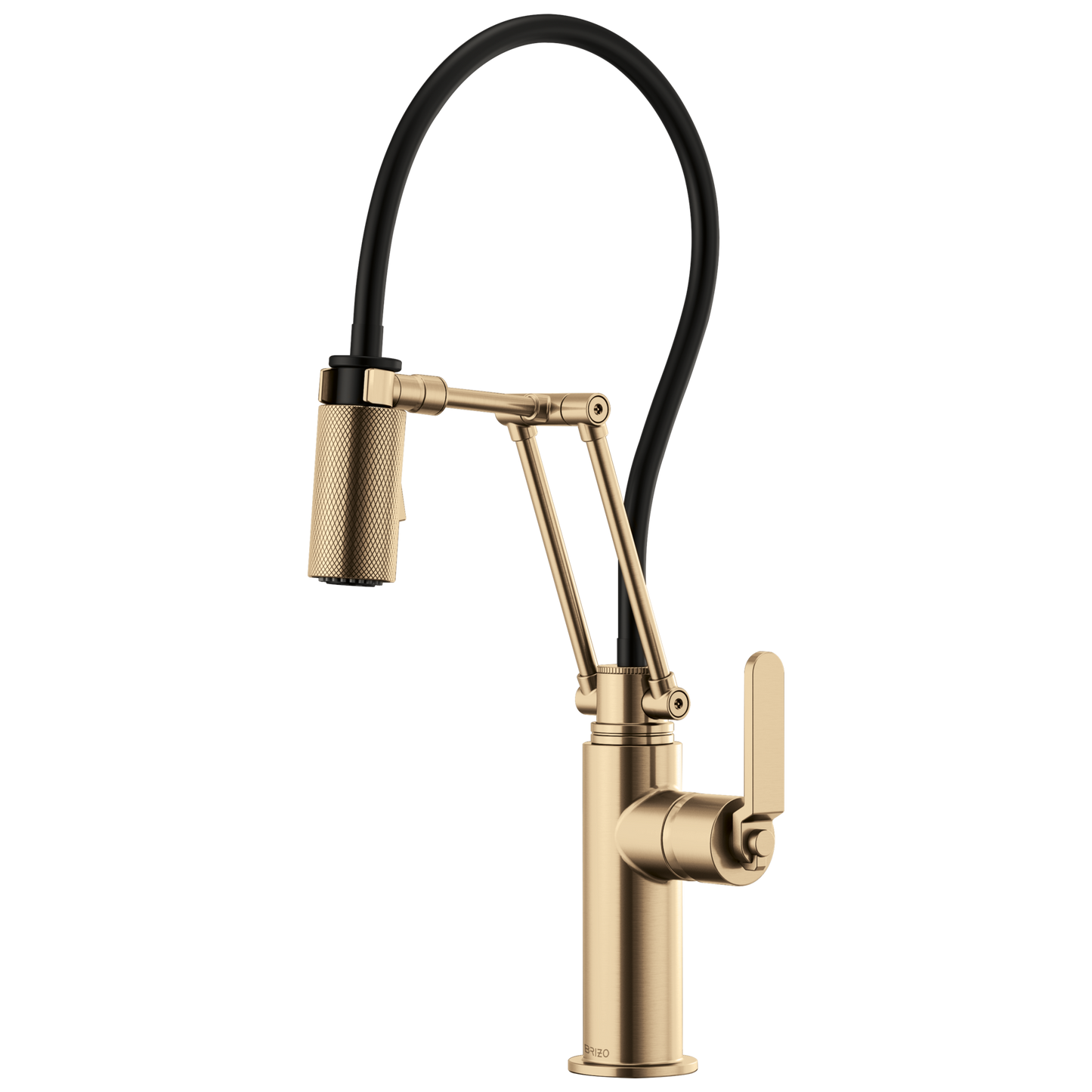 Brizo Articulating Faucet With Industrial Handle