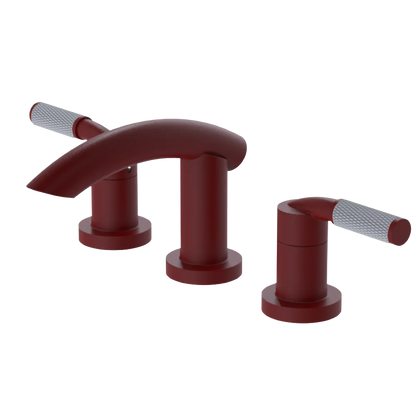 Rubinet Widespread Lav. Set. (less drain) Maroon