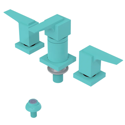 Rubinet Bidet Fitting with Spray, Diverter, and Vacuum Breaker (less drain) Aqua