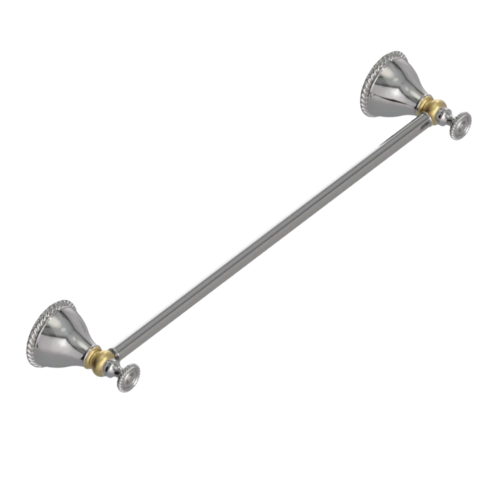 Rubinet Towel Bar 18" Polished Nickel
