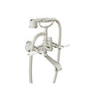 Baril Wall-mounted tub faucet with hand shower