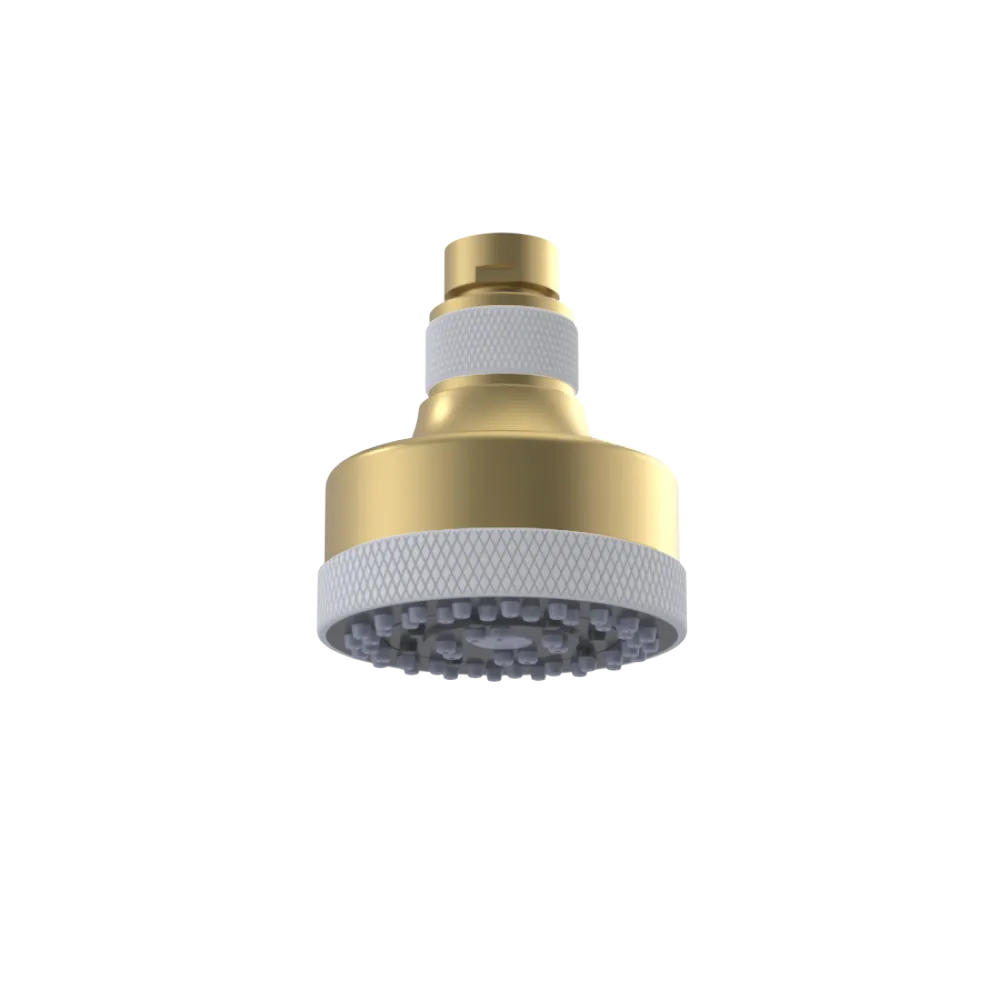 Rubinet 3 FUNCTION SHOWER HEAD Satin Brass