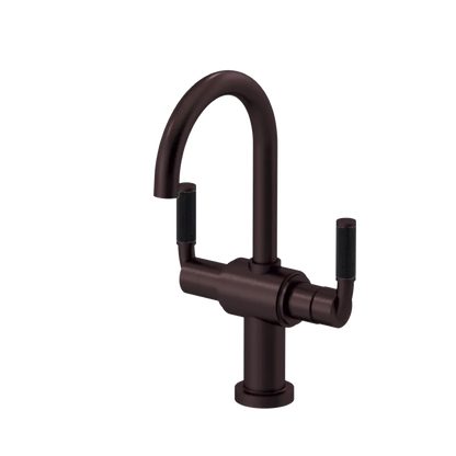 Rubinet Single Hole Dual Handle Lav. Set. (less drain) Oil Rubbed Bronze