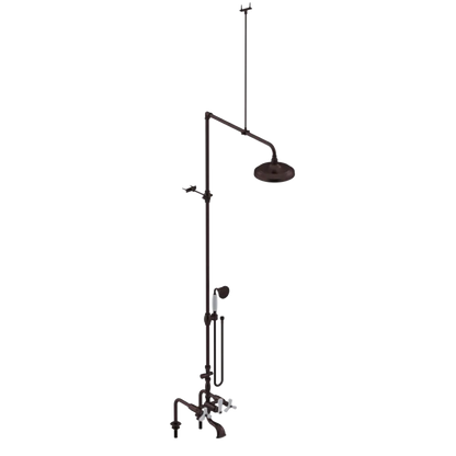 Rubinet Deck Mount Tub & Shower with Hand Held Shower Oil Rubbed Bronze
