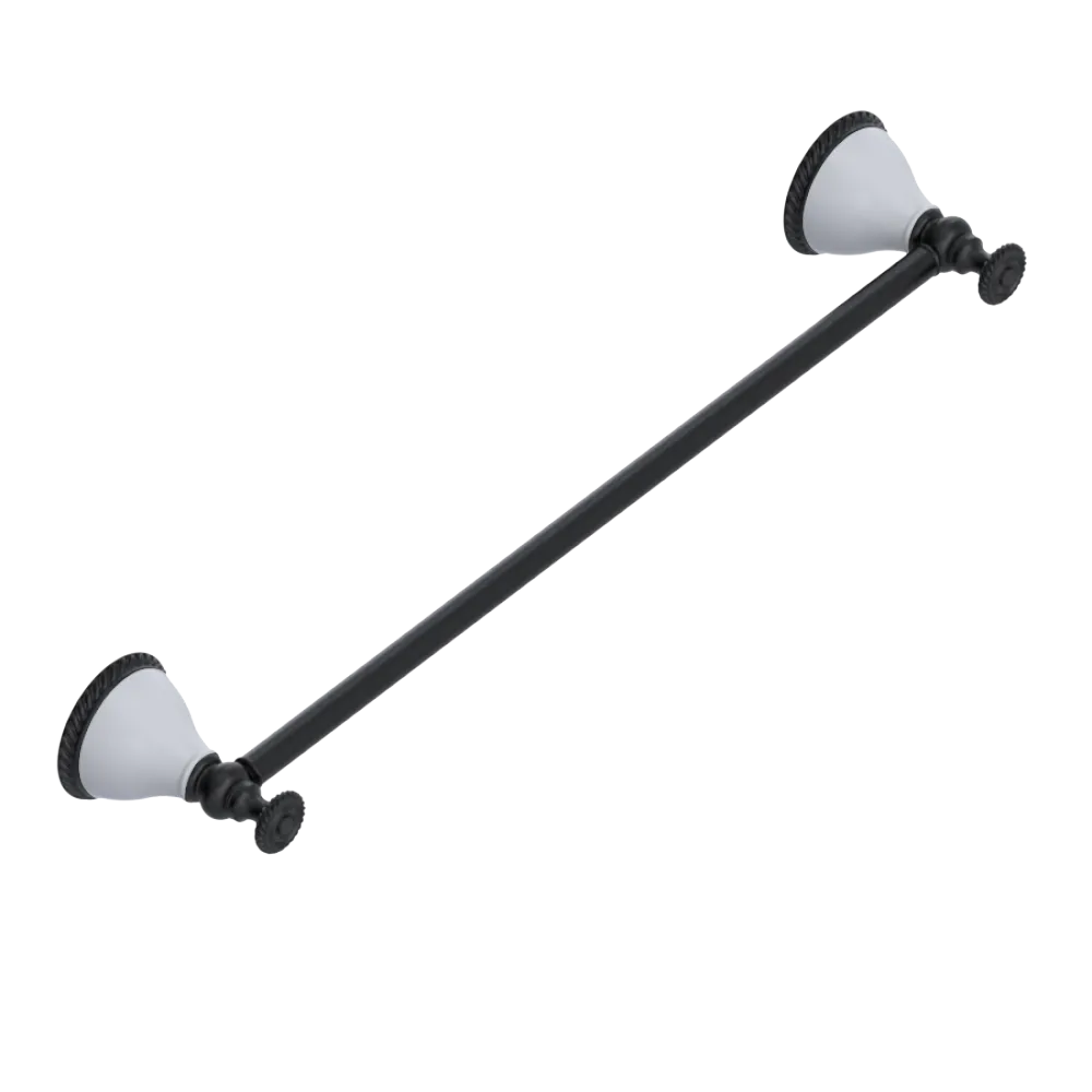 Rubinet Towel Bar 24" Matt Black