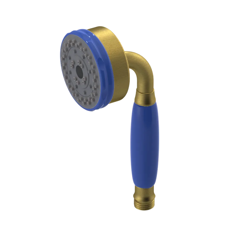 Rubinet 3 Function Hand Held Shower Only Antique Brass Matt