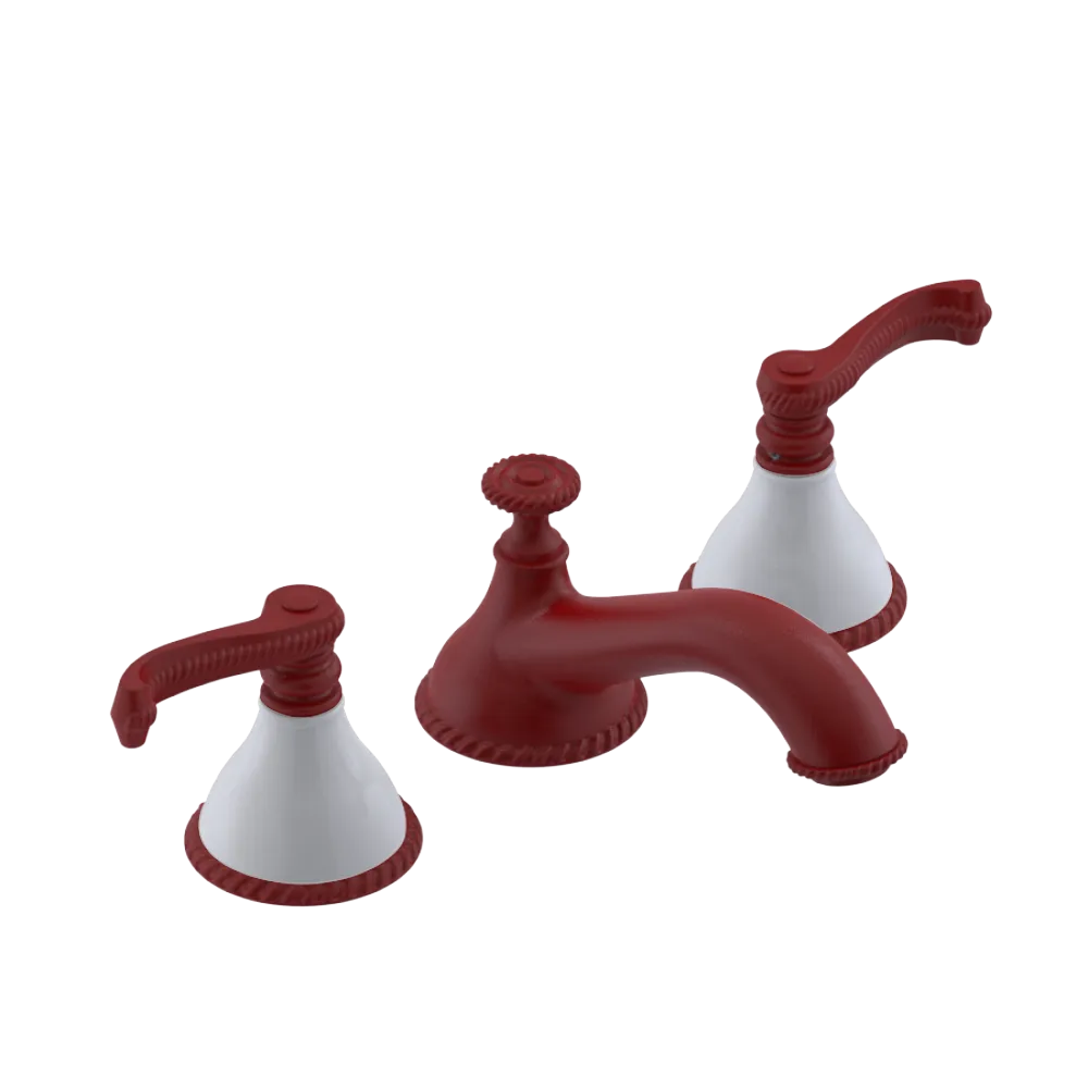 Rubinet Widespread Lav. Set. (less drain) Maroon