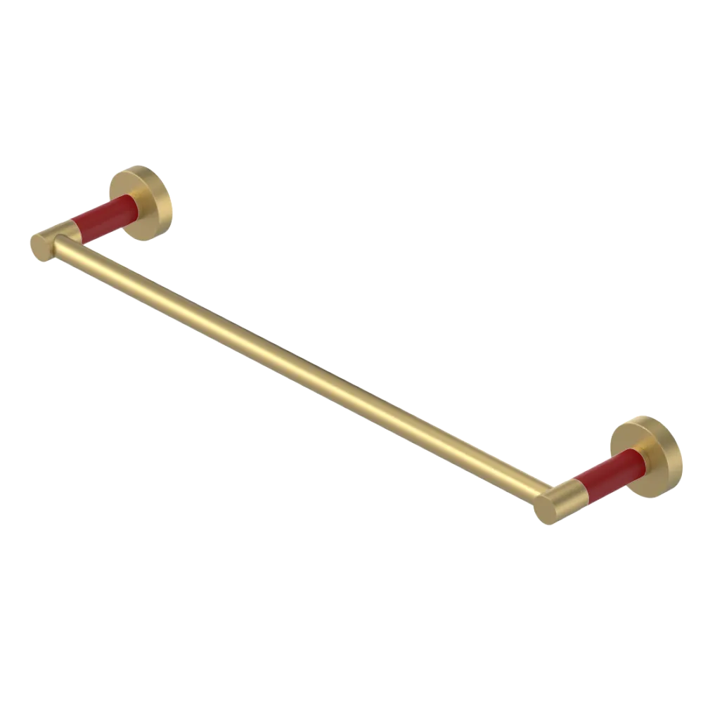 Rubinet Towel Bar 18" Satin Brass