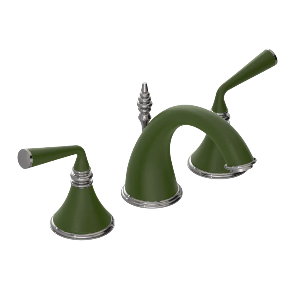 Rubinet Widespread Lav. Set. (less drain) Green Envy