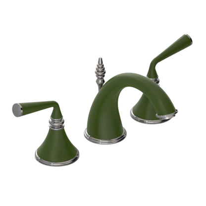 Rubinet Widespread Lav. Set. (less drain) Green Envy