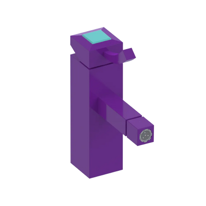 Rubinet Single Control Bidet Fitting (less drain) Purple Haze