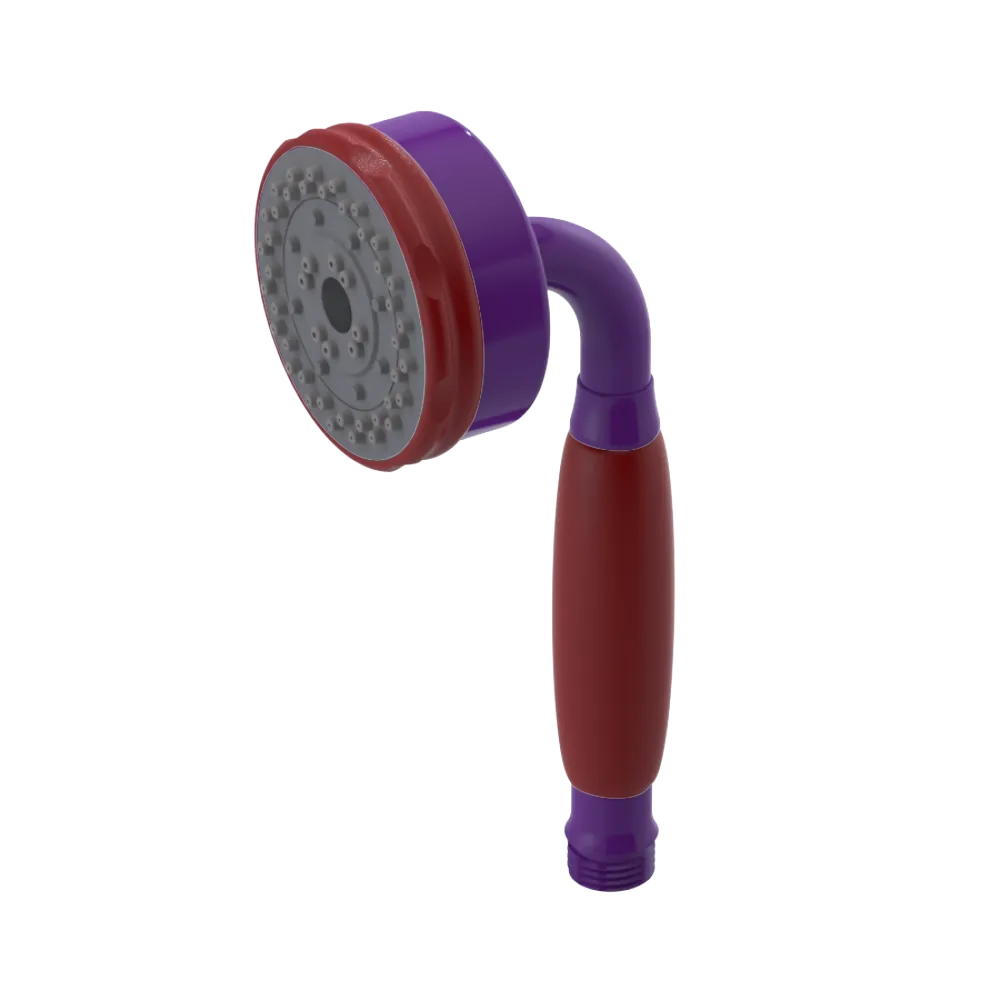 Rubinet 3 Function Hand Held Shower Only Purple Haze