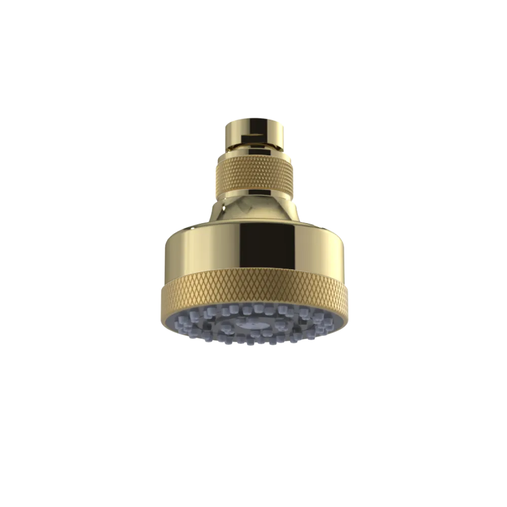 Rubinet 3 FUNCTION SHOWER HEAD Natural Brass