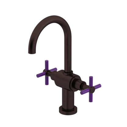 Rubinet Single Hole Dual Handle Lav. Set with LaSalle Spout (less drain) Oil Rubbed Bronze
