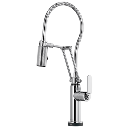Brizo Smarttouch Articulating Kitchen Faucet With Finished Hose